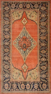 Персидский ковер , размер 200x366 см, ручная работа