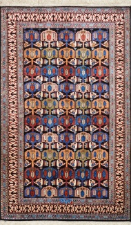 Кашмирский ковер, размер 94x154 см, ручная работа