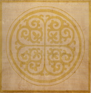 Ковер Медальон (Finezza), размер 306x306 см, ручная работа