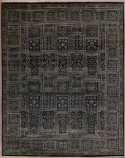 Индийский ковер, размер 242x301 см, ручная работа