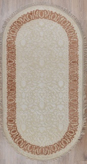 Индийский ковер, размер 73x142 см, ручная работа