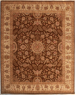 Индийский ковер Агра, размер 370x468 см, ручная работа
