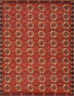 Туркменский ковер Эрсары, размер 244x310 см, ручная работа