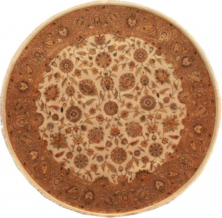 Круглый ковер Авшан, размер 241x241 см, ручная работа