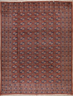 Туркменский ковер, размер 250x316 см, ручная работа