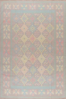 Шелковый килим, размер 181x265 см, ручная работа