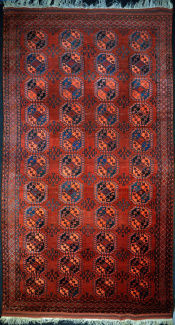Антикварный ковер Эрсари, размер 300x570 см, ручная работа
