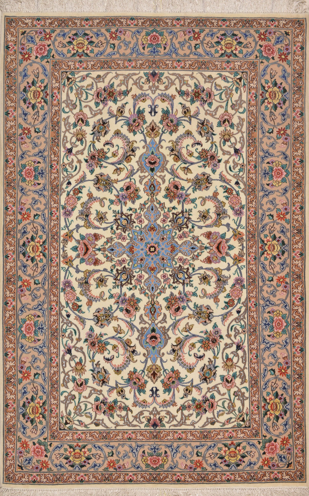 Ковер Исфахан, размер 112x170 см, ручная работа