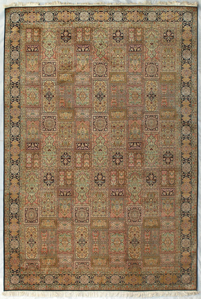 Индийский ковер Хешти, размер 218x319 см, ручная работа