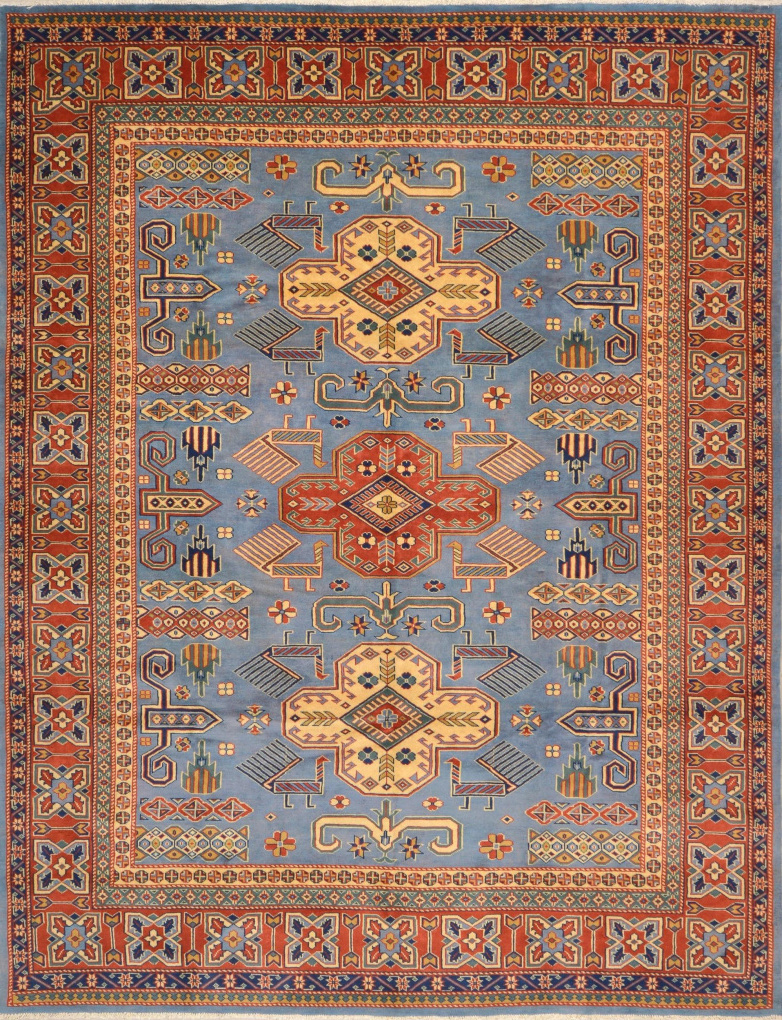 Пакистанский ковер, размер 196x255 см, ручная работа