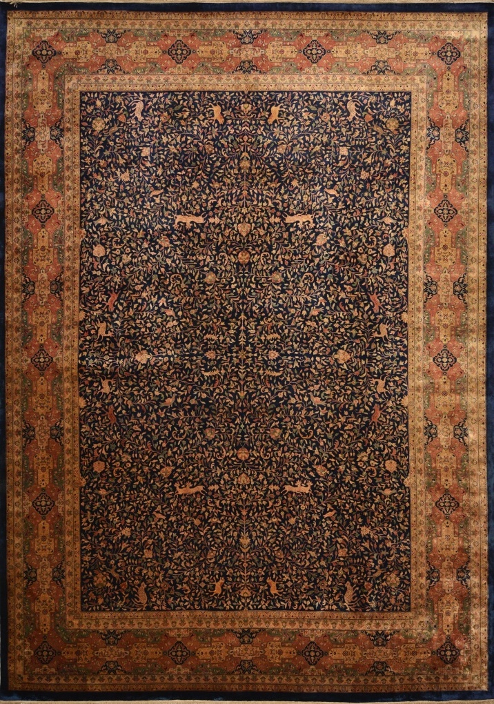 Индийский ковер, размер 306x433 см, ручная работа