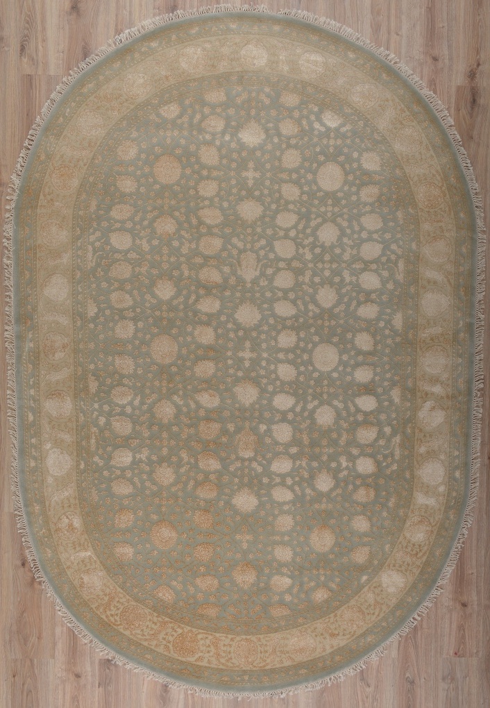 Индийский ковер, размер 204x301 см, ручная работа