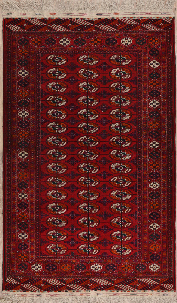Ковер Теке, размер 134x225 см, ручная работа