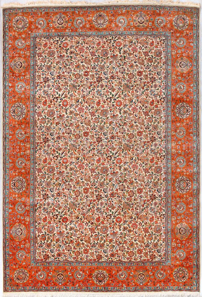 Кашмирский ковер, размер 183x270 см, ручная работа