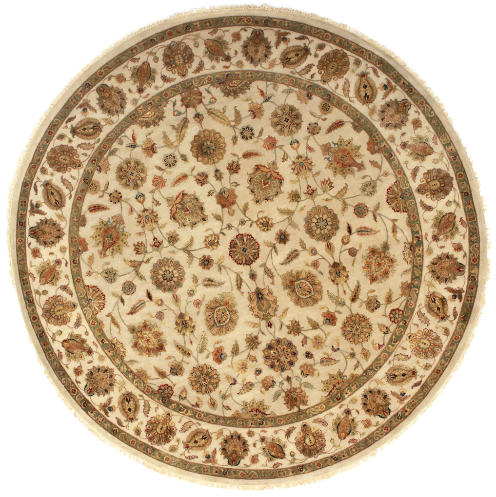 Круглый ковер Авшан, размер 310x310 см, ручная работа