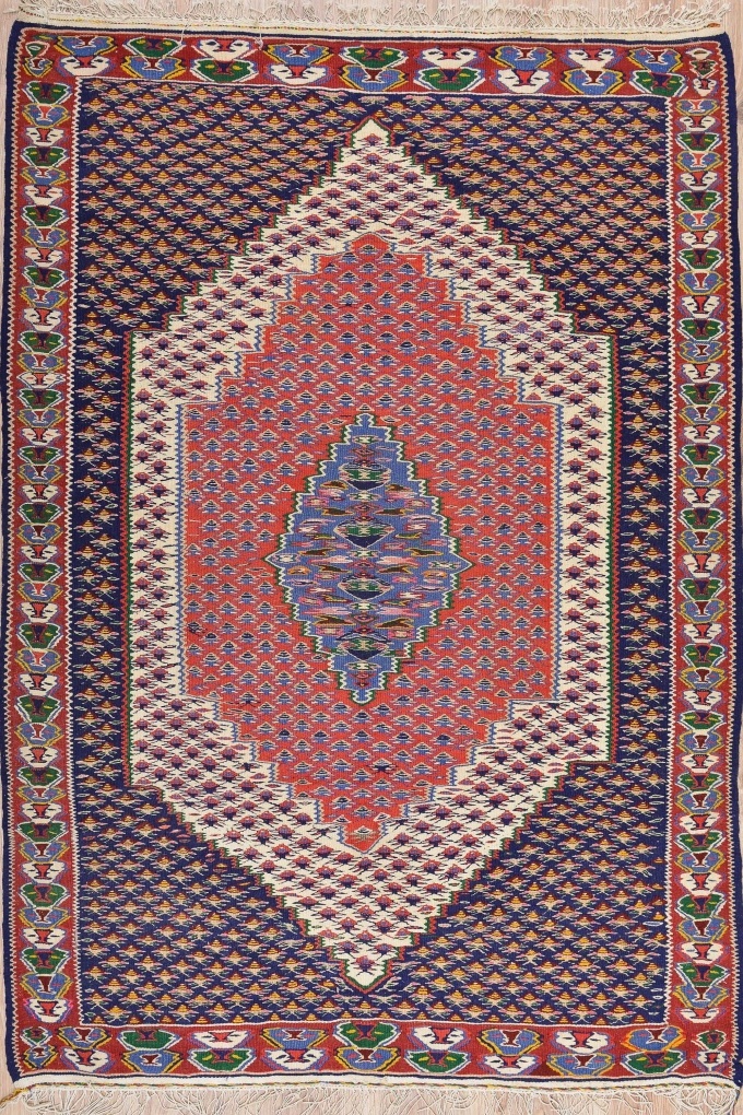 Персидский килим, размер 124x177 см, ручная работа