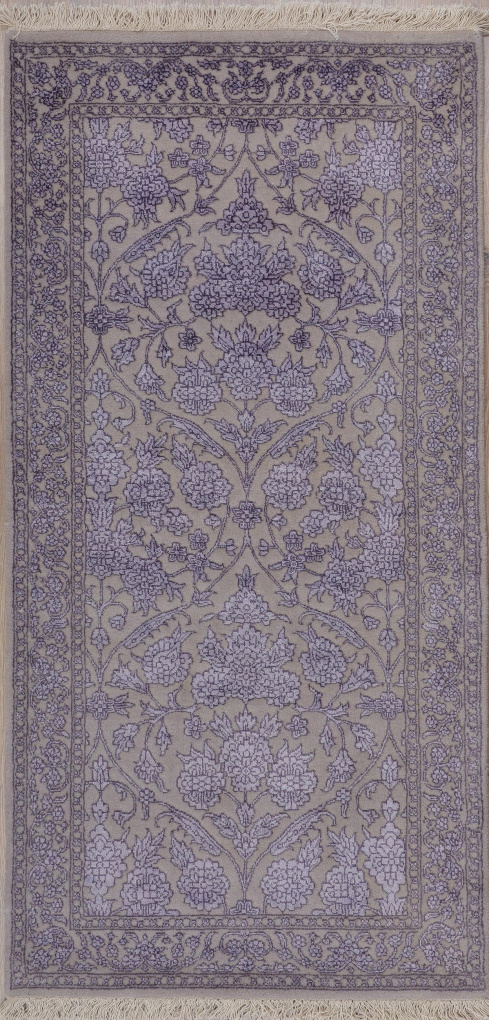 Индийский ковер, размер 68x138 см, ручная работа