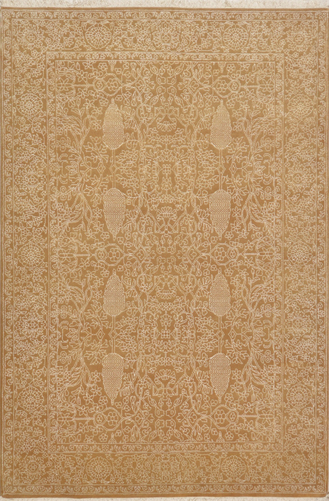 Индийский ковер, размер 120x177 см, ручная работа