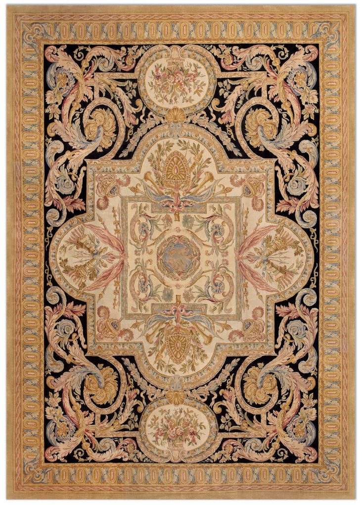  Ковер Савонери, размер 395x520 см, ручная работа