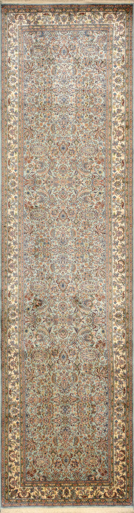 Кашмирский ковер, размер 96x363 см, ручная работа