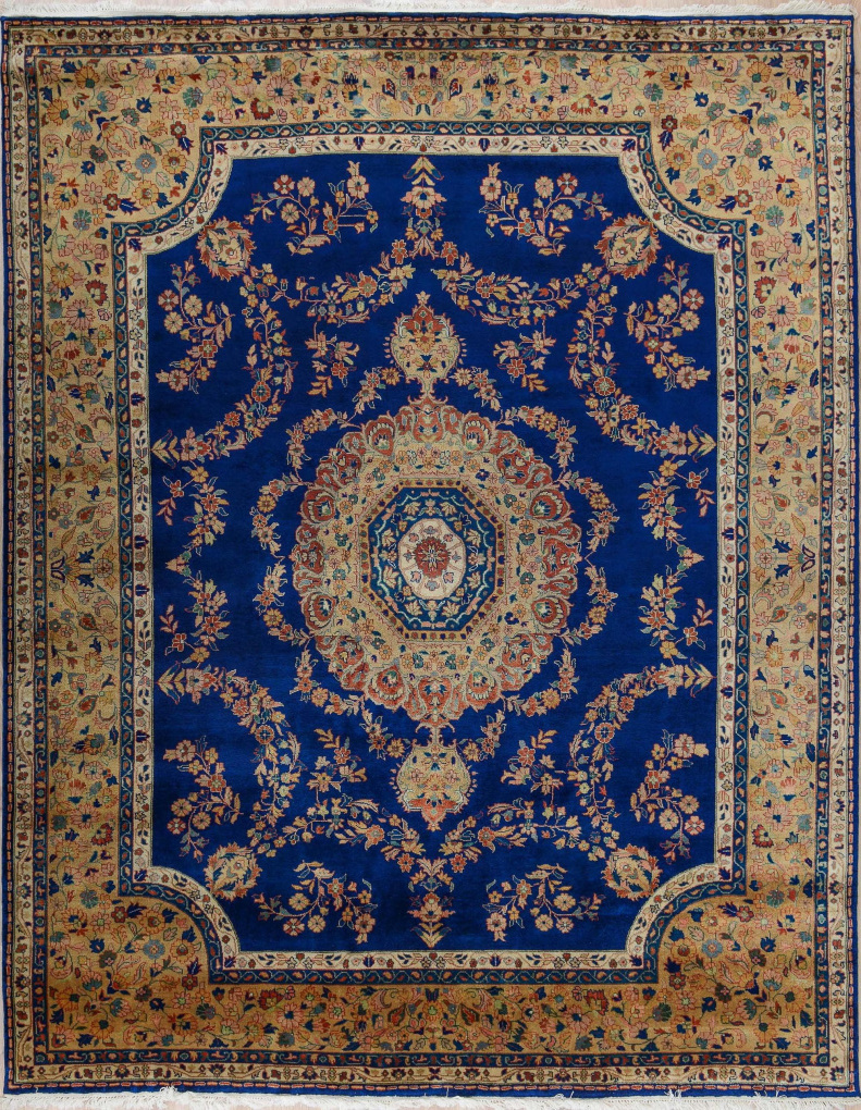 Индийский ковер, размер 241x307 см, 