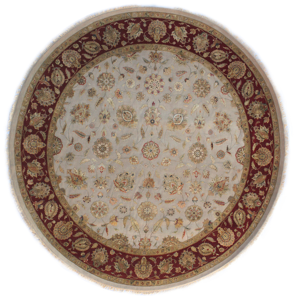 Круглый ковер Авшан, размер 310x310 см, ручная работа