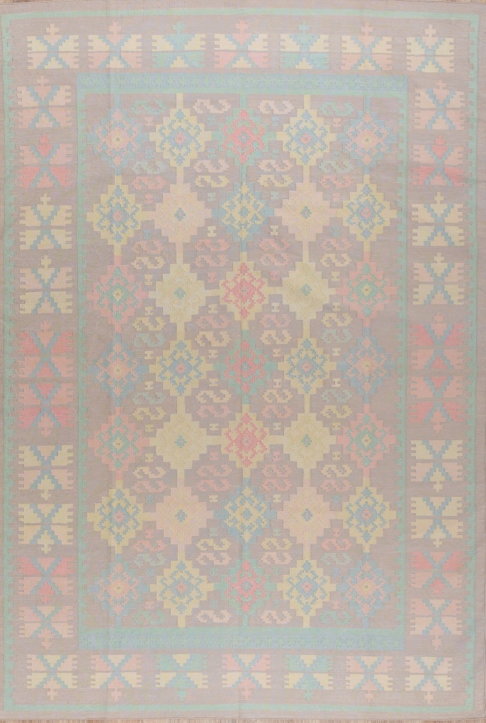 Шелковый килим, размер 181x265 см, ручная работа