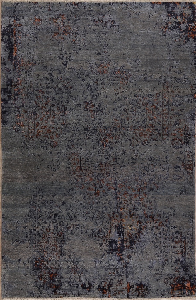 Индийский ковер, размер 194x296 см, ручная работа