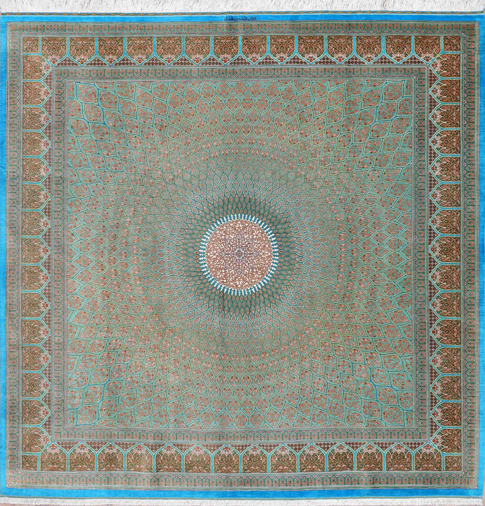 Ковер Кум, размер 198x198 см, 