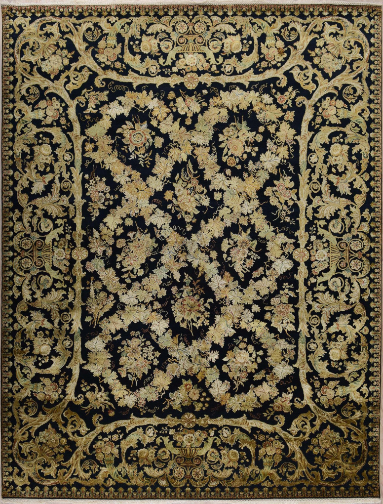 Ковер с дизайном Савонери, размер 282x366 см, 