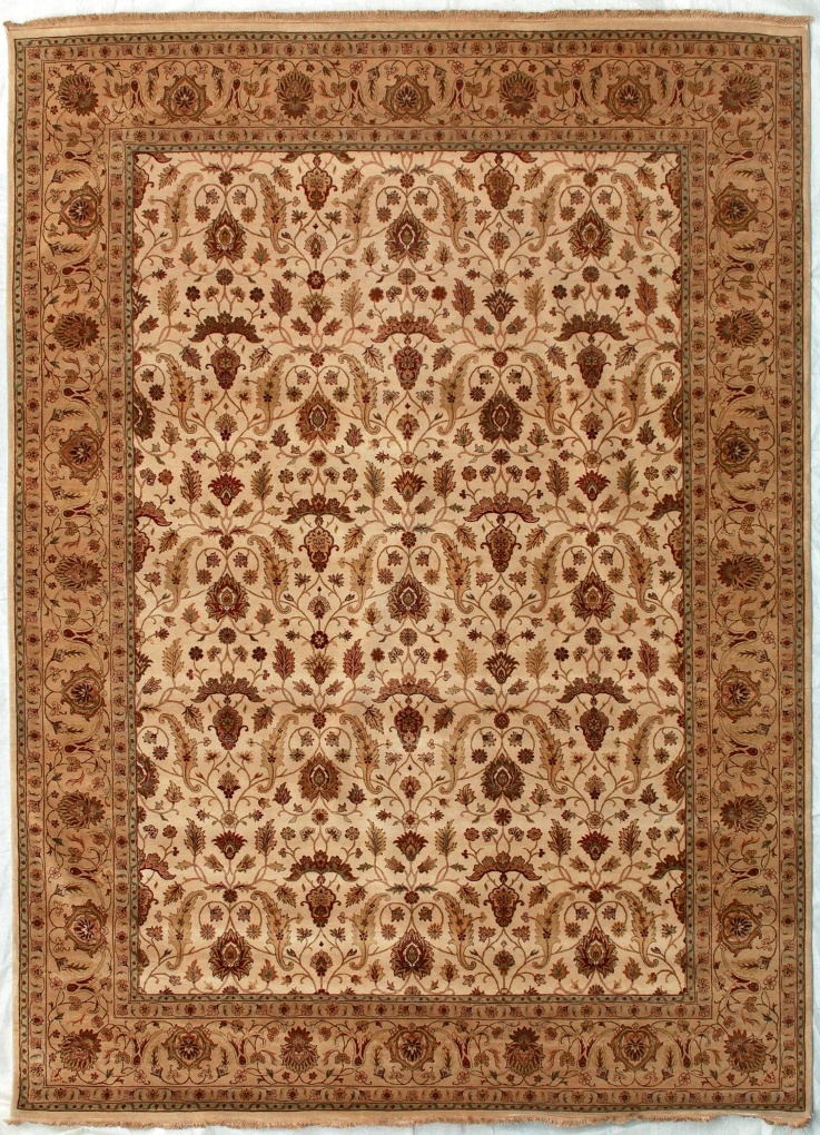 Индийский ковер, размер 264x353 см, ручная работа