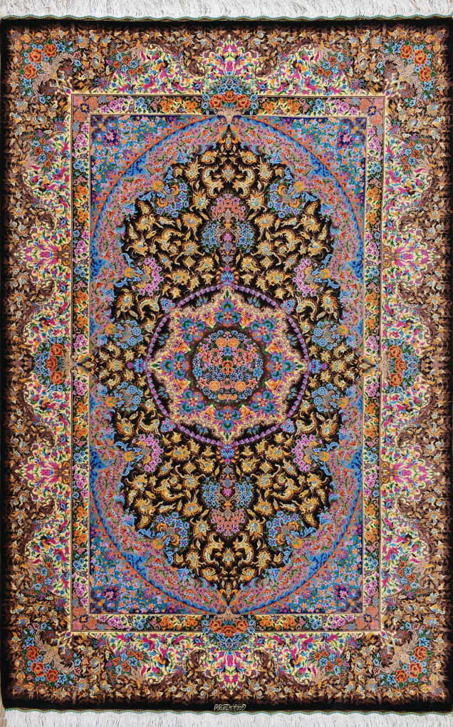 Ковер Кум, размер 134x203 см, 