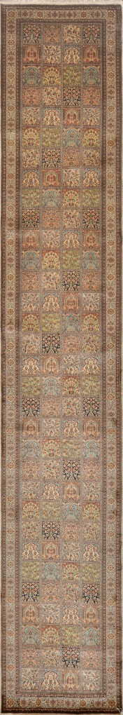 Ковер Бахтияри, размер 79x455 см, ручная работа