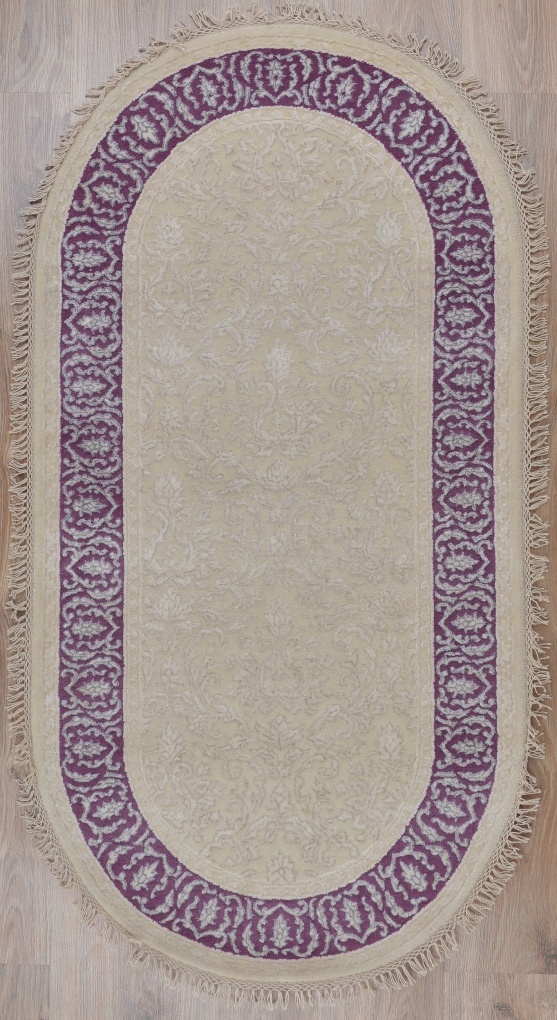 Индийский ковер, размер 73x141 см, ручная работа