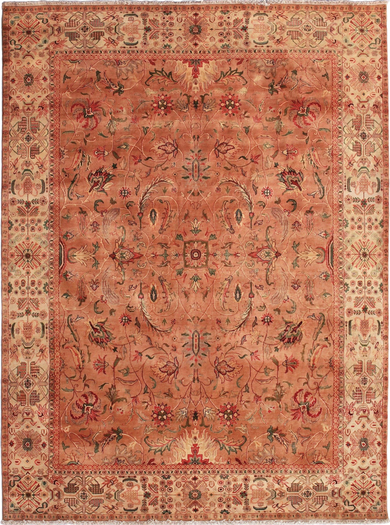Индийский ковер Агра, размер 244x324 см, ручная работа