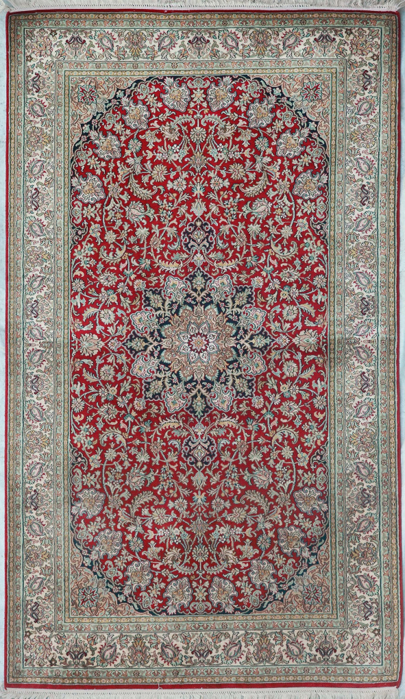 Кашмирский ковер, размер 92x156 см, ручная работа