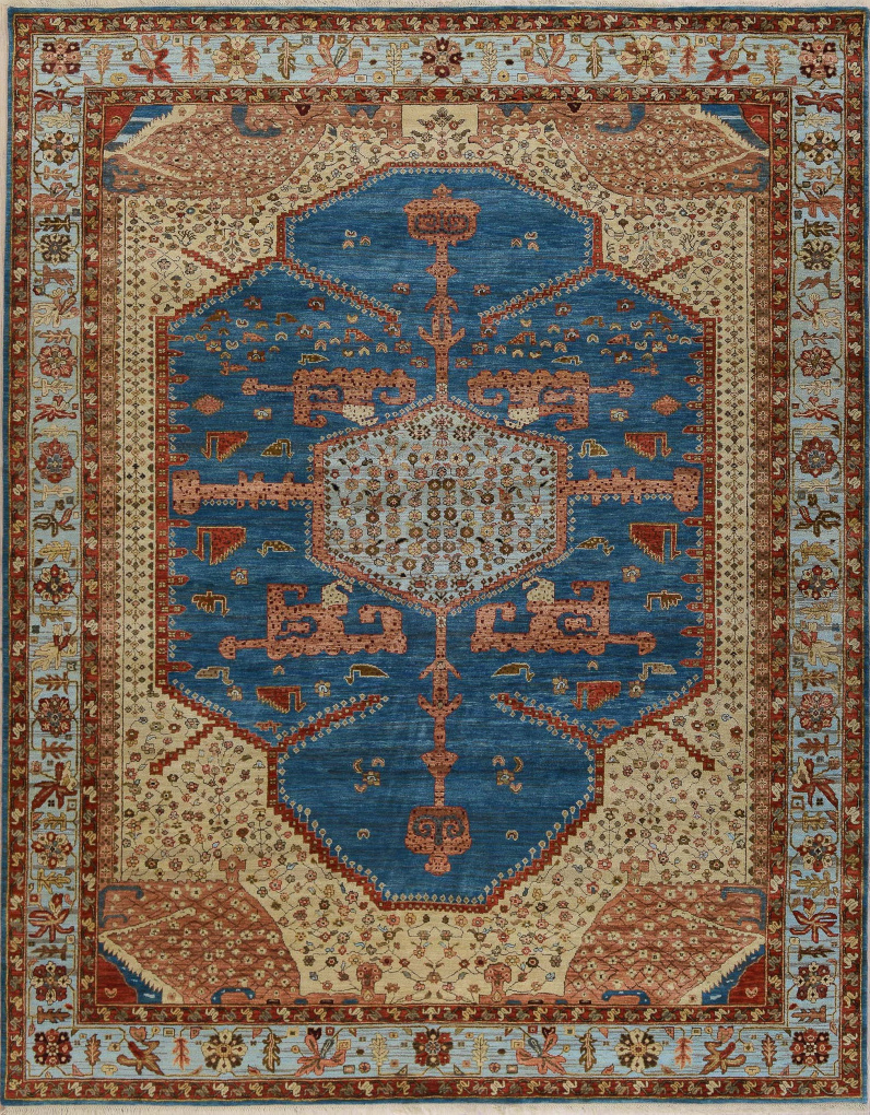 Ковер Биджар, размер 244x309 см, 