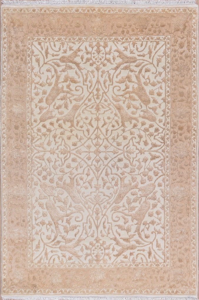 Индийский ковер, размер 125x182 см, ручная работа