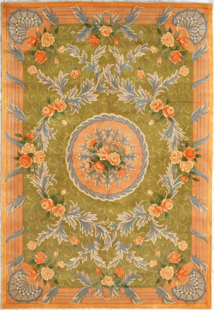 Китайский ковер , размер 170x248 см, ручная работа