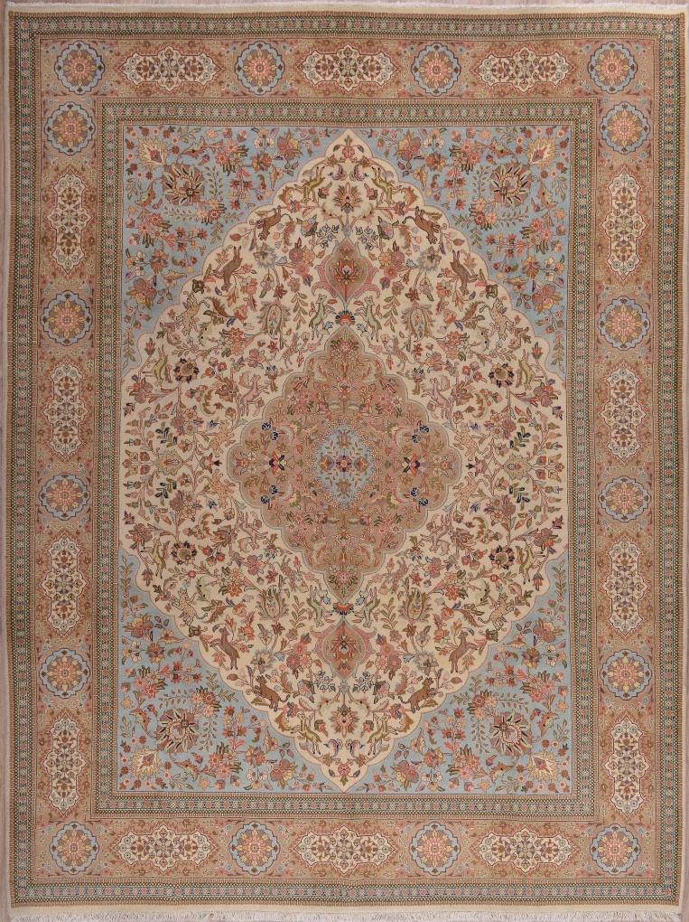 Персидский ковер, размер 280x367 см, ручная работа