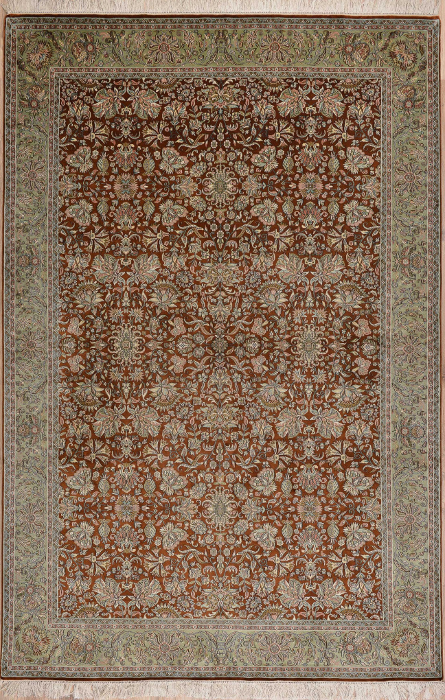 Кашмирский ковер, размер 183x277 см, ручная работа