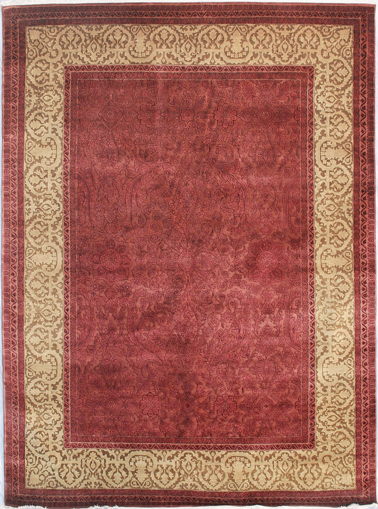 Индийский ковер, размер 282x375 см, ручная работа