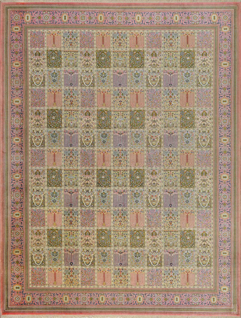 Ковер Зенджан, размер 274x365 см, ручная работа
