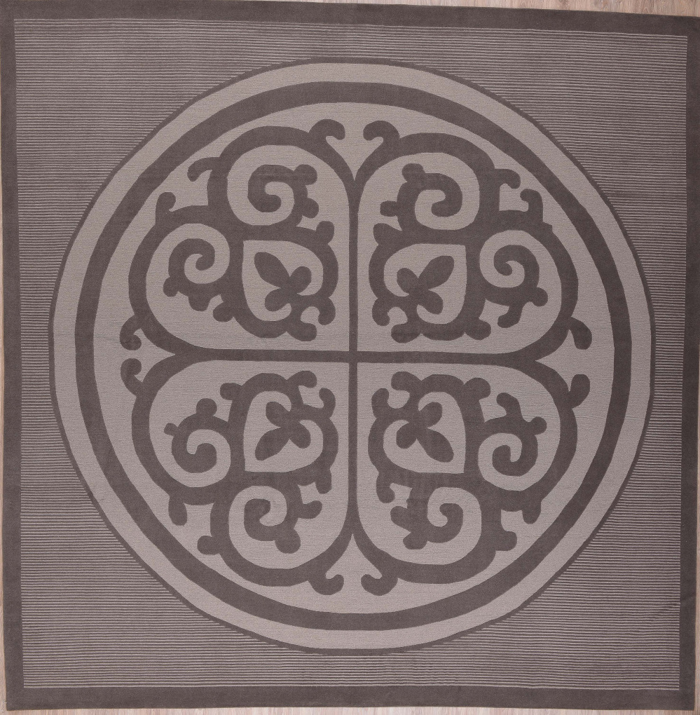 Ковер Медальон (Finezza), размер 300x300 см, ручная работа