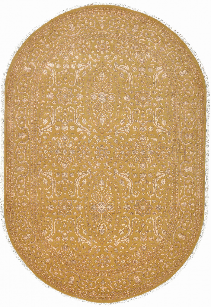 Овальный ковер Агра, размер 207x304 см, ручная работа