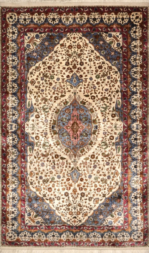 Персидский ковер Зенджан, размер 93x152 см, ручная работа
