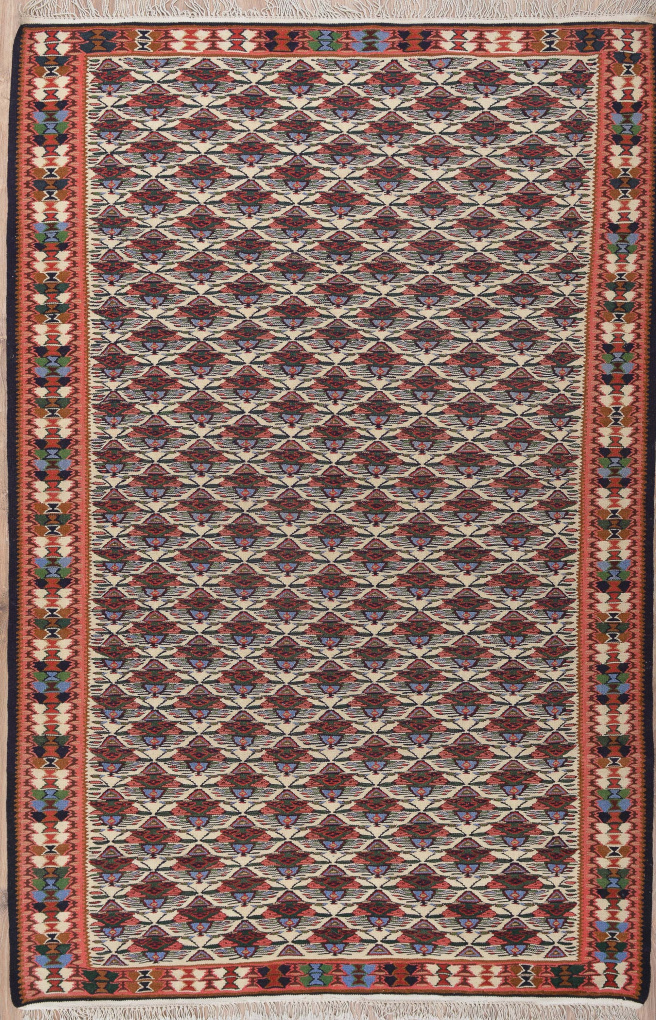 Персидский килим, размер 129x197 см, ручная работа