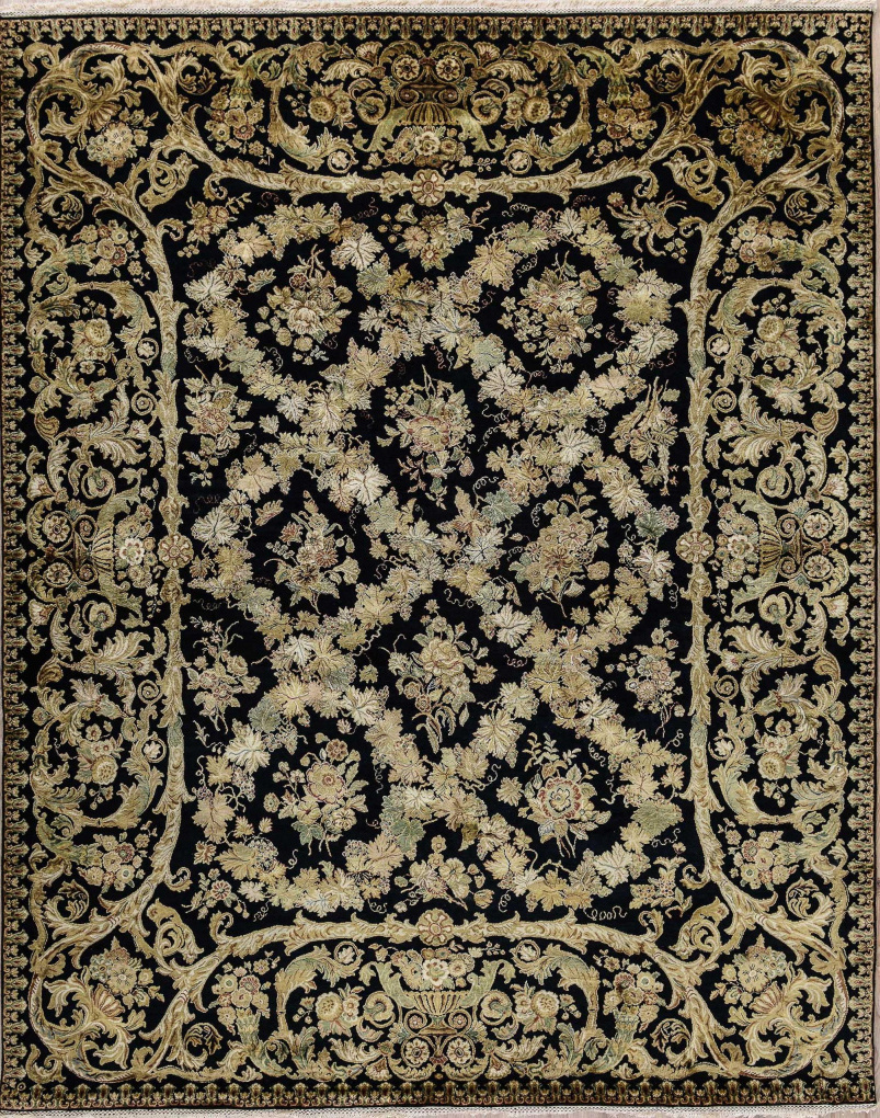 Ковер с дизайном Савонери, размер 253x316 см, 