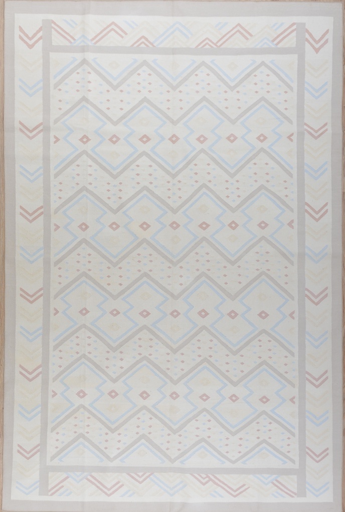 Шелковый килим, размер 177x268 см, ручная работа