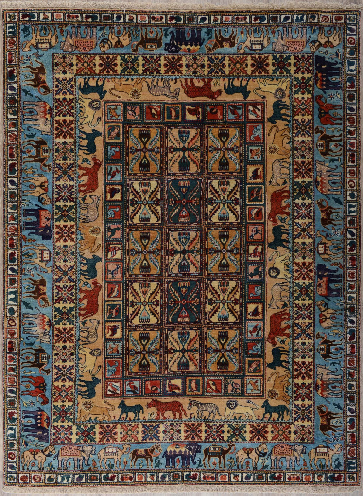 Ковер Animals Pazyrik, размер 152x210 см, 